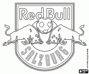 Coloriage Insigne du FC Red Bull Salzbourg