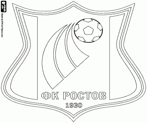 Coloriage Insigne du FC Rostov