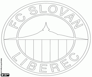 Coloriage Insigne du FC Slovan Liberec