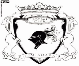 Coloriage Insigne du FC Timisoara