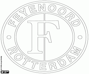 Coloriage Insigne du Feyenoord Rotterdam
