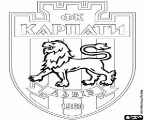 Coloriage Insigne du FK Karpaty Lviv
