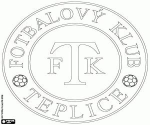 Coloriage Insigne du FK Teplice