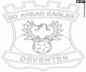 Coloriage Insigne du Go Ahead Eagles