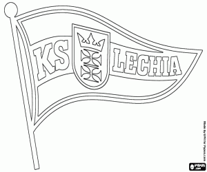 Coloriage Insigne du Lechia Gdańsk