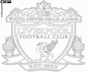 Coloriage Insigne du Liverpool FC