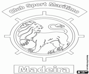 Coloriage Insigne du Marítimo Funchal
