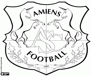 Coloriage Insigne du SC Amiens
