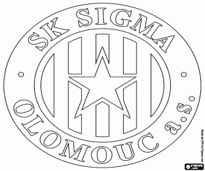Coloriage Insigne du SK Sigma Olomouc