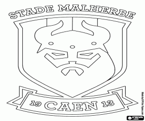 Coloriage Insigne du SM Caen