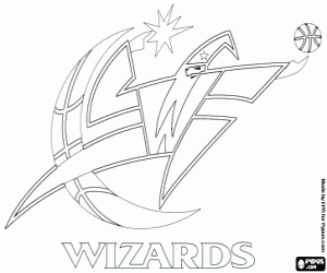 Coloriage Insigne des Washington Wizards