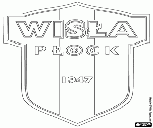 Coloriage Insigne du Wisła Płock
