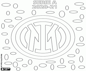 Coloriage Inter Milan, champion 2020-2021