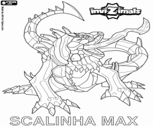 Coloriage Le Invizimal Scalinha Max