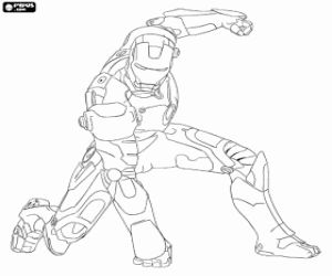 Coloriage Iron Man