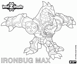 Coloriage Ironbug Max, Invizimal du Japon