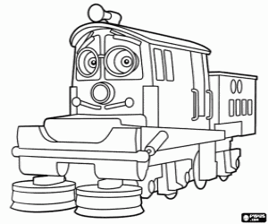 Coloriage Irving, une locomotive de Chuggington