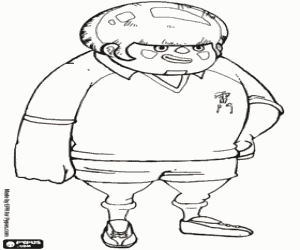 Coloriage Jack Wallside de Inazuma Eleven