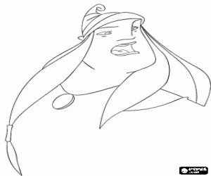 Coloriage Jeanneline, personnage Chasseurs de Dragons