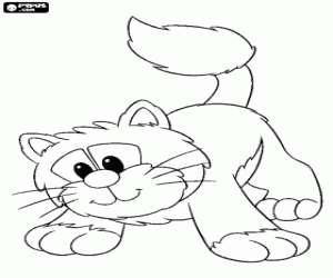 Coloriage Jess, chat de le Postman Pat