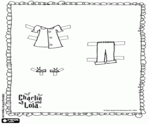 Coloriage Jeu d'habillage avec Lola