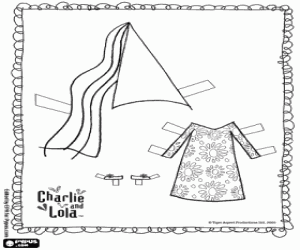 Coloriage Jeu d'habiller Lola comme une fée