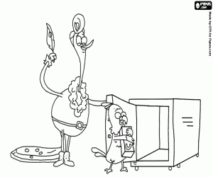 Coloriage Jonathan et Posey de Pet Squad