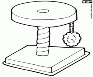 Coloriage Jouet pour chat