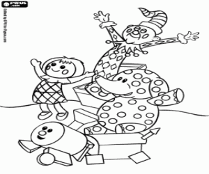 Coloriage Les jouets inadaptés
