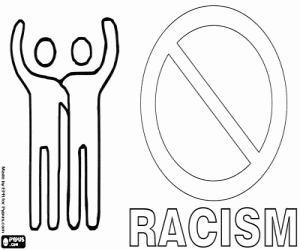 Coloriage Journée contre le Racisme
