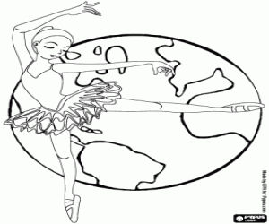 Coloriage La journée de la danse