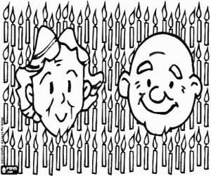 Coloriage Journée des personnes âgées