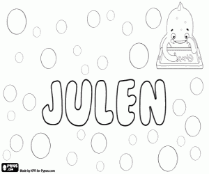 Coloriage Julen, dérivé de Julianus