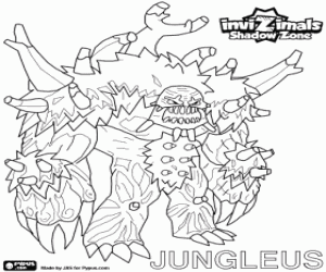 Coloriage Jungleus, Invizimals Shadow Zone