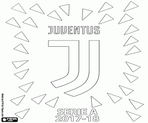 Coloriage Juve, Serie A 2017-2018