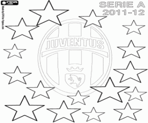 Coloriage Juve Turin, champion 2011-2012