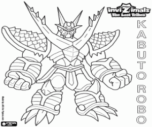Coloriage Kabuto Robo, Invizimals The Lost Tribes