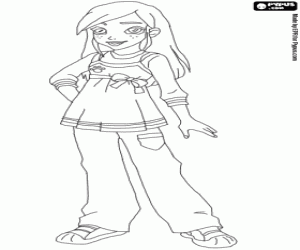 Coloriage Kate de Pocketville