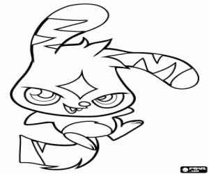 Coloriage Katsuma de Moshi Monsters