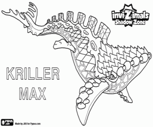 Coloriage Kriller Max, Invizimals Shadow Zone