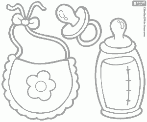 Coloriage Pour l'alimentation de bébé