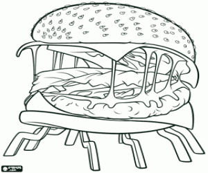 Coloriage L'araignée dangereuse Cheesespider