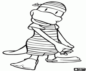 Coloriage L'ornithorynque Alice