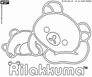 Coloriage L'ours jouet Rilakkuma