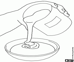 Coloriage Le lait concentré est très doux