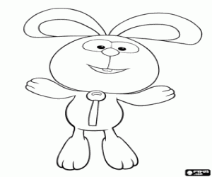 Coloriage Le lapin Raggles