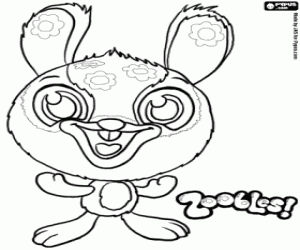 Coloriage Lapin Zooble de Petagonia
