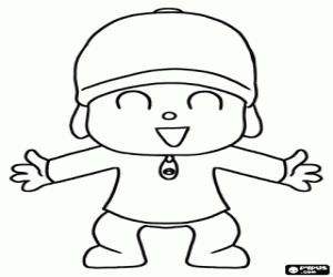 Coloriage Le bambin Pocoyo