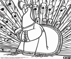 Coloriage Le mal Seigneur Shen