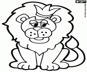 Coloriage Lion, signe du zodiaque